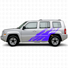 Adesivo laterale in vinile grafico splash fango per Jeep Patriot 2007-2017_2