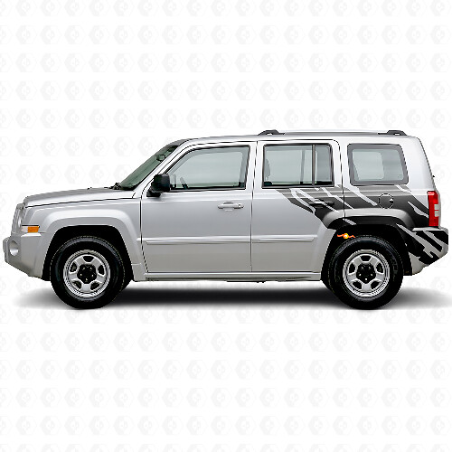 Adesivo in vinile grafico parafango posteriore laterale per Jeep Patriot 2007-2017