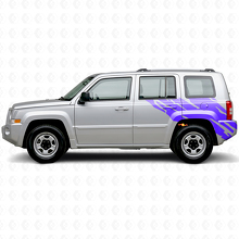 Adesivo in vinile grafico parafango posteriore laterale per Jeep Patriot 2007-2017_2