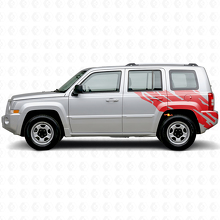 Adesivo in vinile grafico parafango posteriore laterale per Jeep Patriot 2007-2017_3