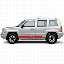 Adesivo laterale in vinile con strisce intrecciate per Jeep Patriot 2007-2017_3