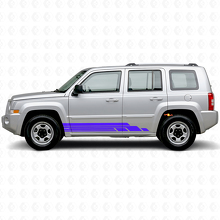 Kit Adesivi Laterali a Strisce Curvate per Jeep Patriot 2007-2017_2