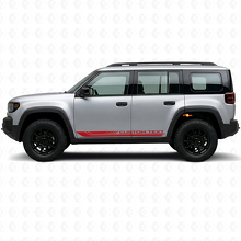 Adesivo in Vinile con Strisce Laterali Curve a Scacchi per Jeep Recon 2026+_3