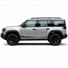 Adesivo in Vinile con Strisce Laterali a Bandiera a Scacchi per Jeep Recon 2026+_3