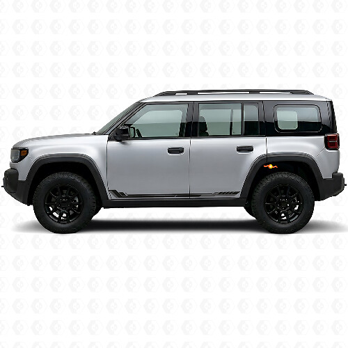 Adesivo in Vinile a Strisce Laterali Stile Racing per Jeep Recon 2026+_1