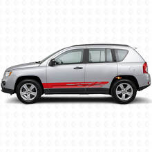 Adesivo in Vinile con Strisce Laterali Decorate per Jeep Compass 2007-2016_3