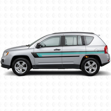 Adesivo in Vinile a Tre Strisce per Porta Jeep Compass 2007-2016_2
