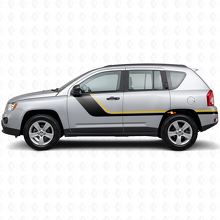 Adesivo vinile laterale a doppia striscia per Jeep Compass 2007-2016_2