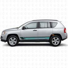Strisce Laterali Dritte Vintage in Vinile per Jeep Compass 2007-2016_2
