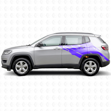 Adesivo in Vinile Grafico Spruzzi di Fango Laterale Posteriore per Jeep Compass 2016+_2