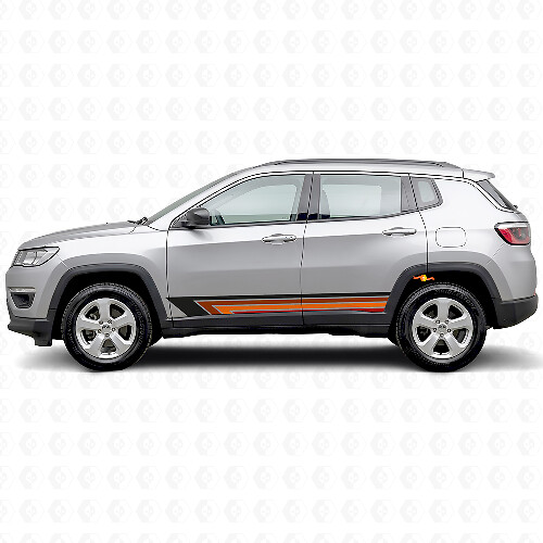 Strisce Laterali d’Epoca in Vinile per Jeep Compass 2016+_1