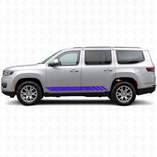 Adesivo Laterale in Vinile a Strisce Stile Topografico per Jeep Wagoneer 2022+_2