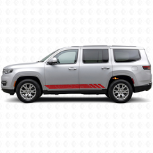 Adesivo Laterale in Vinile a Strisce Stile Topografico per Jeep Wagoneer 2022+_3
