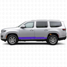 Adesivo Laterale in Vinile con Strisce Intrecciate per Jeep Wagoneer 2022+_2