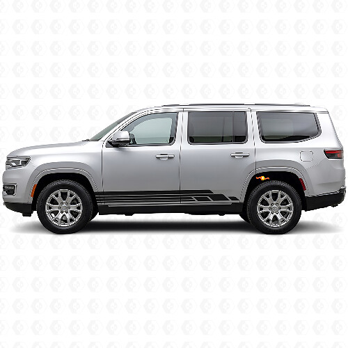 Kit Adesivi Laterali a Strisce Curvate per Jeep Wagoneer 2022+_1