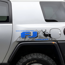 Kit di Adesivi Laterali in Vinile FJ Crawler Mountain Deer per Toyota FJ Cruiser_2