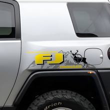 Kit di Adesivi Laterali in Vinile FJ Crawler Mountain Deer per Toyota FJ Cruiser_4