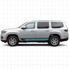 Adesivo Vinilico Laterale a Strisce Dritte Vintage per Jeep Wagoneer 2022+_2
