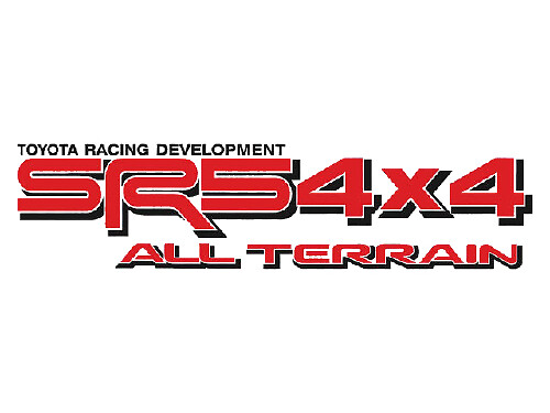 TOYOTA SR5 4X4 ALL TERRAIN DECAL Mountain Deer Hunter Decal TRD racing lato sviluppo adesivo decalcomania in vinile