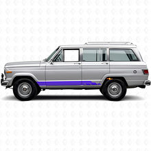 Kit Adesivi Laterali a Strisce Curve per Jeep Wagoneer 1963-1991_2