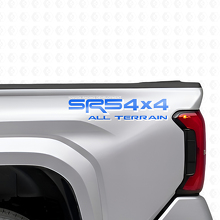 Adesivi laterali in vinile stile TRD All Terrain SR5 4x4 per camion Toyota_2