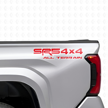 Adesivi laterali in vinile stile TRD All Terrain SR5 4x4 per camion Toyota_4