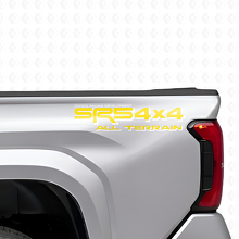 Adesivi laterali in vinile stile TRD All Terrain SR5 4x4 per camion Toyota_5