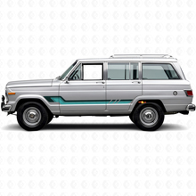 Adesivo in Vinile a Strisce Laterali Stile Vintage per Jeep Wagoneer 1963-1991_2
