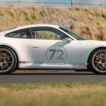 Adesivo Laterale in Vinile Stile Racing 72 per Porsche 911 GT3_2