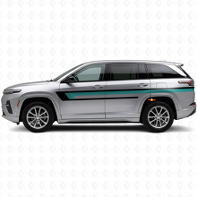 Adesivo Vinile Laterale a Triple Strisce per Jeep Wagoneer S 2024+_2