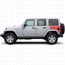 Adesivo in vinile grafico schizzi di fango posteriore per Jeep Wrangler JK 2007-2018_3