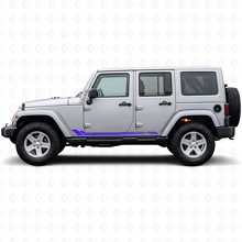 Adesivo laterale a strisce a nido d'ape per Jeep Wrangler JK 2007-2018_2