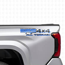 Set di Adesivi in Vinile per Sponde del Cassone 4x4 All Terrain SR5 per Camion Toyota_2