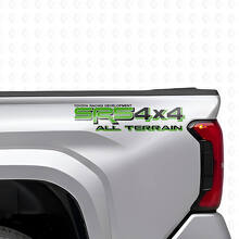 Set di Adesivi in Vinile per Sponde del Cassone 4x4 All Terrain SR5 per Camion Toyota_3