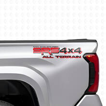 Set di Adesivi in Vinile per Sponde del Cassone 4x4 All Terrain SR5 per Camion Toyota_4