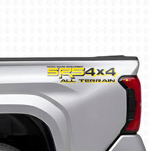 Set di Adesivi in Vinile per Sponde del Cassone 4x4 All Terrain SR5 per Camion Toyota_5