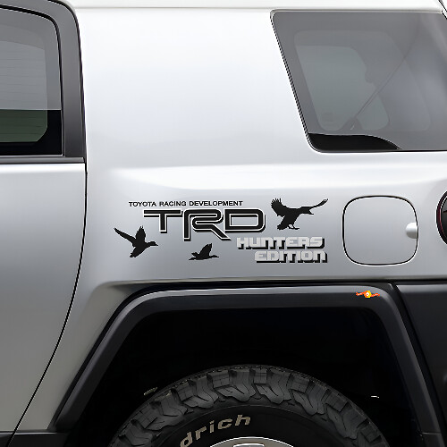 Adesivi laterali in vinile TRD Hunters Edition per Toyota FJ Cruiser
