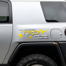 Adesivi laterali in vinile TRD Hunters Edition per Toyota FJ Cruiser_5