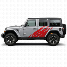 Adesivo Vinil Grafico Splash Fango Laterale per Jeep Wrangler JL 2018+_3