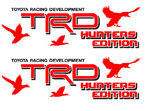 Set di Decalcomanie Laterali in Vinile TRD Hunters Edition per Toyota FJ Cruiser