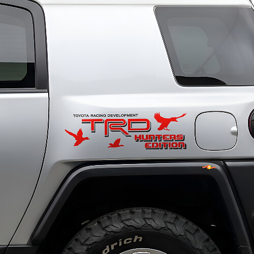 Set di Decalcomanie Laterali in Vinile TRD Hunters Edition per Toyota FJ Cruiser