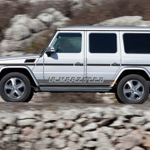 Adesivo Vinile Laterale Personalizzato a Strisce da Corsa per Mercedes-Benz Classe G_2