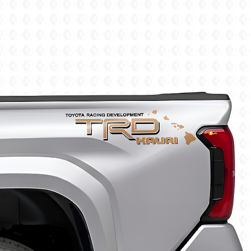 Kit adesivi in vinile per fiancate TRD Kauai Hawaii per camion Toyota