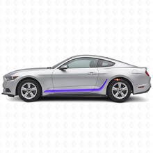 Adesivo Laterale a Strisce Decorate per Musclecar Mustang_2