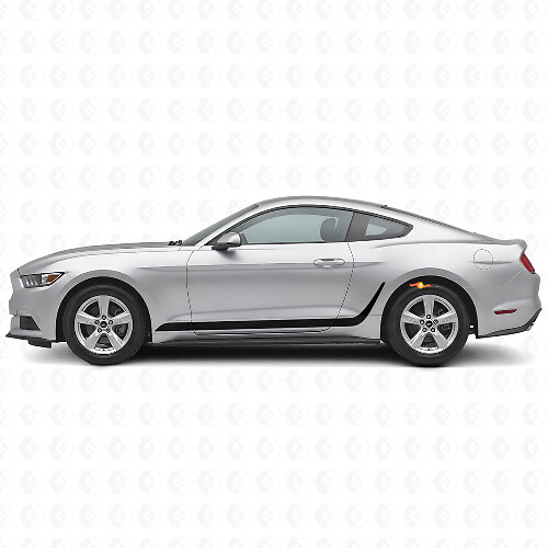 Kit di adesivi laterali a strisce decorate per Musclecar Mustang_1