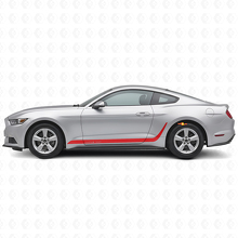 Kit di adesivi laterali in vinile con strisce decorate su misura per Musclecar Mustang_3