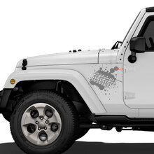 Adesivo in Vinile con Tracce di Pneumatici Fangosi per parafango Jeep Wrangler Rubicon Renegade_2
