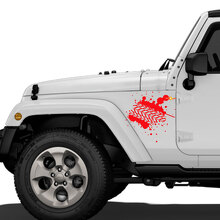 Adesivo in Vinile con Tracce di Pneumatici Fangosi per parafango Jeep Wrangler Rubicon Renegade_3