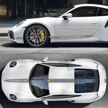 Kit Completo Adesivi in Vinile Strisce Stile Porsche per Porsche 911 Turbo S3_3