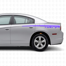 Adesivo Vinile Strisce Personalizzate Laterali Posteriori per Dodge Charger 2011-2014_2